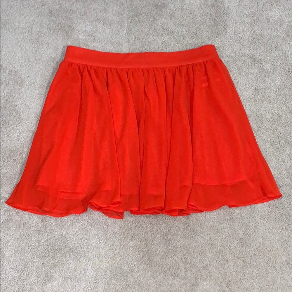 Orange skirt